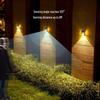 Solar Powered Stainless Steel Motion Sensor Outdoor Wall Lamp