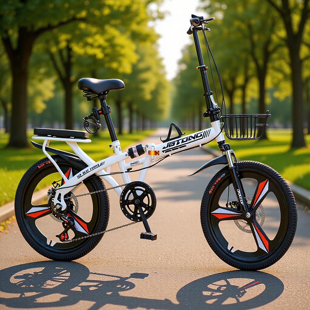 Portable Folding Bicycle for Men, Women, and Students – 20/22-inch, Variable Speed, Disc Brakes, No Installation Needed