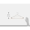 Sawafuji Clothing Hanger, Set of 5, Pink, Made In Japan, CH-05, 42.7 X 21 X 1 Cm