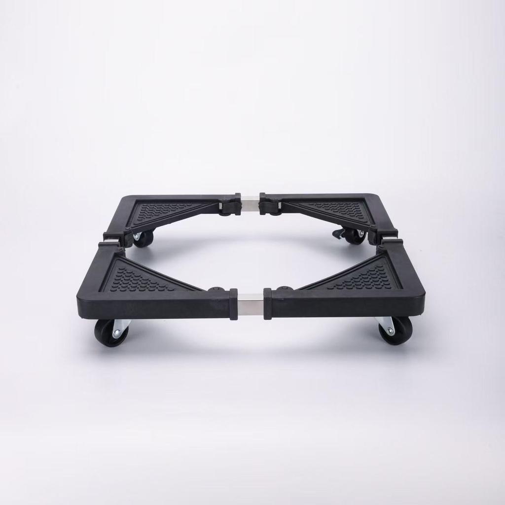 „Universell verstellbarer Waschmaschinensockel mit einziehbaren Rädern – wasserdicht, stoßfest, lässt sich leicht anheben und bewegen“