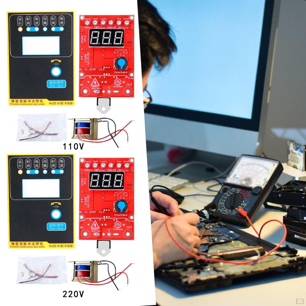 Welder Control Board 41A Adjust Time High Performance Parts Digital Controller Panel Welding