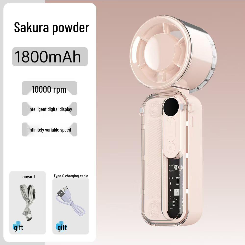 Portable Neck-Mounted Mini Fan with Semiconductor Cooling and Long Battery Life 60*48*160