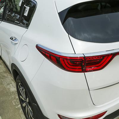 אביזרי כרום ABS עבור KIA Sportage 4 QL 2016 2017 2018 כיסוי קישוט מדבקה פנס אחורי גבות עפעף פנסי אחוריים פנלים