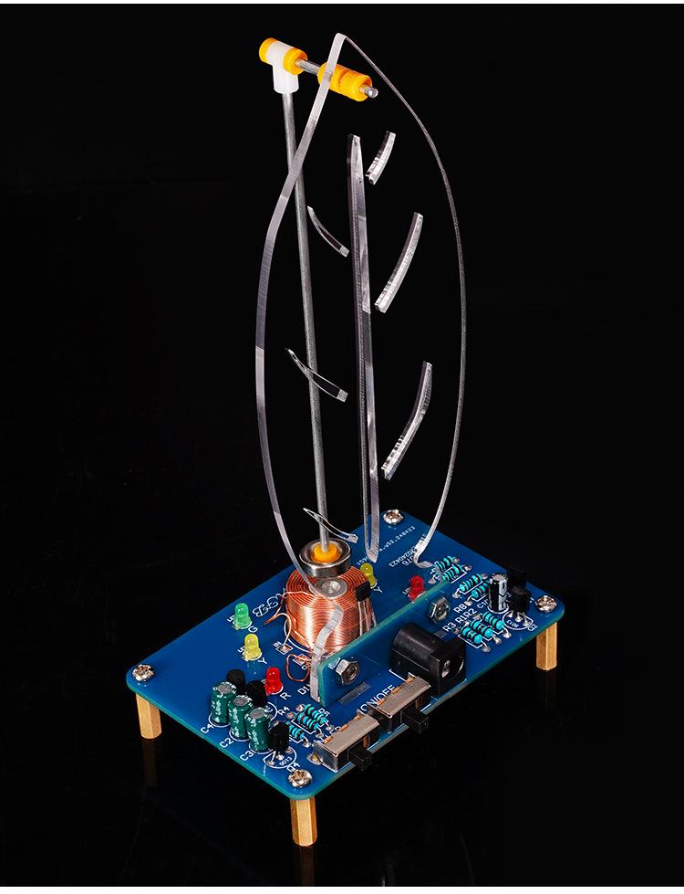 DIY Elektromagnetisches Schwebebausatz: Schwingendes Ornament mit fließenden Lichtern - Lötübung Wissenschaftliches Experiment
