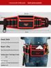 Delixi Durable Multifunctional Tool Waist Bag for Men - Sturdy, Portable Hardware Storage Solution