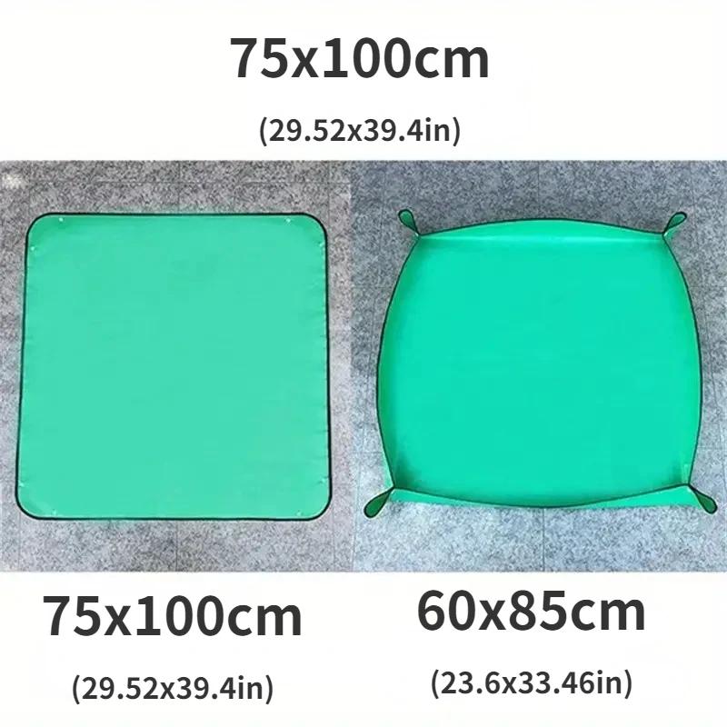 1pcs Plant Regeneration Mat Waterproof Transplant Mat Portable Square Foldable and Easy To Clean Succulent Transplant Mat