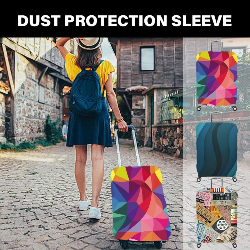 Travel Luggage Cover Practical Suitcase Protector for 18-28'' Luggage Suitcase Cover Protector Travel Accessories