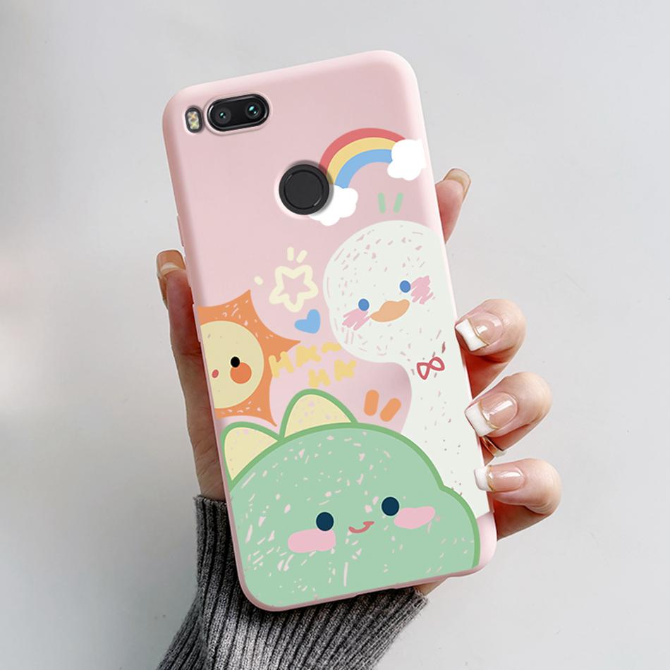 For Xiaomi Mi A1 Case Xiaomi Mi 5x Cute Bear Cartoon Frog Soft Silicone TPU Phone Back Cover Bumper For Xiaomi MiA1 Mi5X Fundas