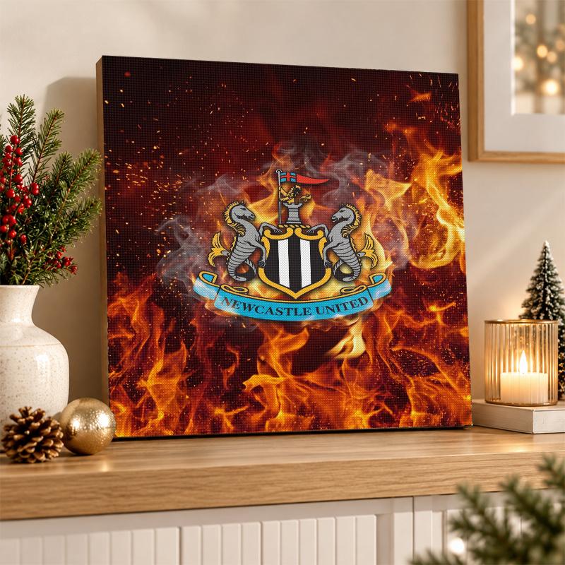 Zestaw do Malowania Diamentami Newcastle United Football 5D Pełne Wiertło DIY Mozaika Diamentowa Sztuka Ścienna Dekoracja Domu