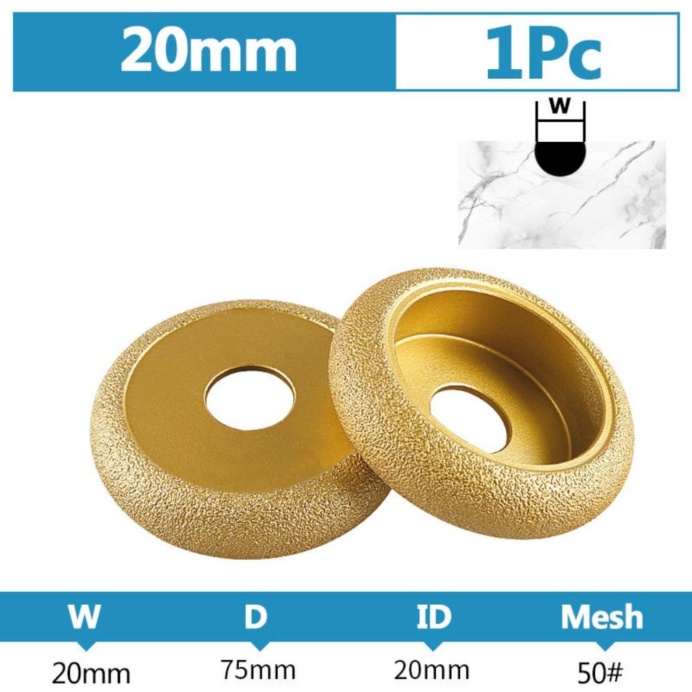 75mm Stone Edging Wheel Chamfering Tool Angle Grinder Grinding Head High Quality Grinding Wheel