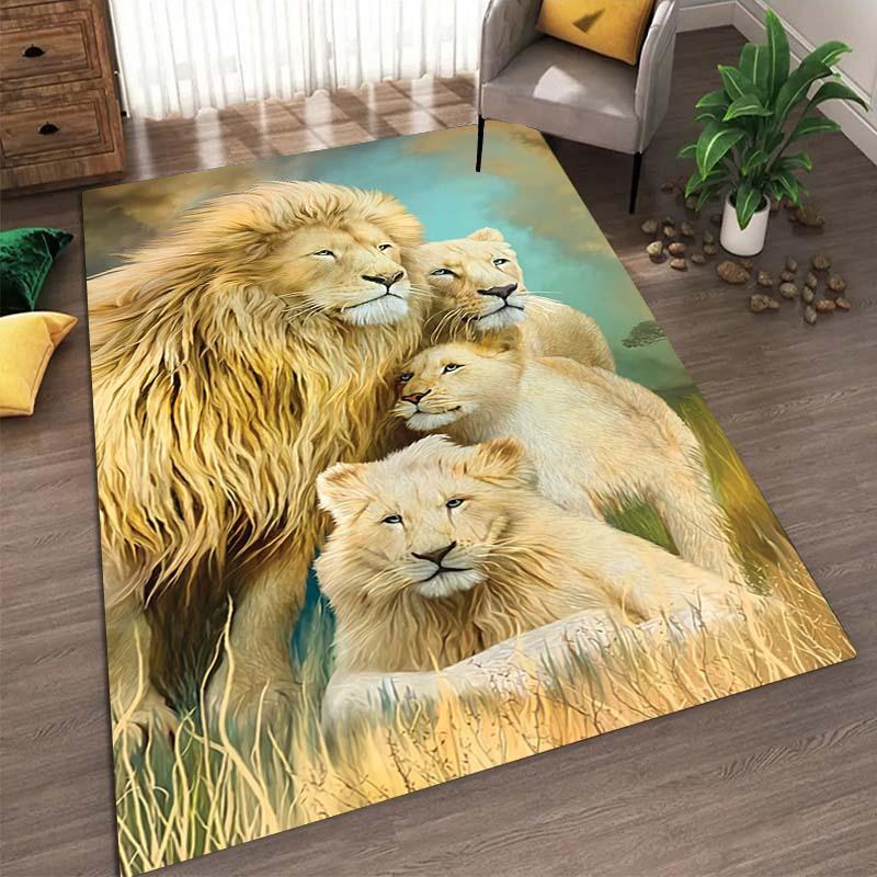 

Ковер в скандинавском деревенском стиле для спальни, дивана, чайного столика, татами, мультяшный, длинная полоса, домашний, для гостиной, напольный коврик 80 * 120Cm