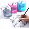 Double Holes Electric Pencil Sharpener School Pencil Sharpener