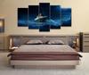 No Framed Canvas 5 Pcs Titanic Ice burg Ship Seascape Wall Art Posters Picture Painting Home Decor for Living Room Decoration