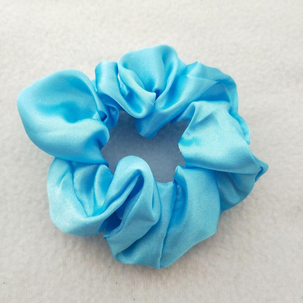 Satin Silk Hair Tie: High-End Women's Rubber Band for Elegant Buns