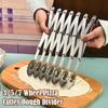 3/5/7 Wheel Cutter Dough Divider Knife Flexible Stainless Steel Roller Blade Pizza Pastry Peeler Stainless Steel Baking Pan Tool