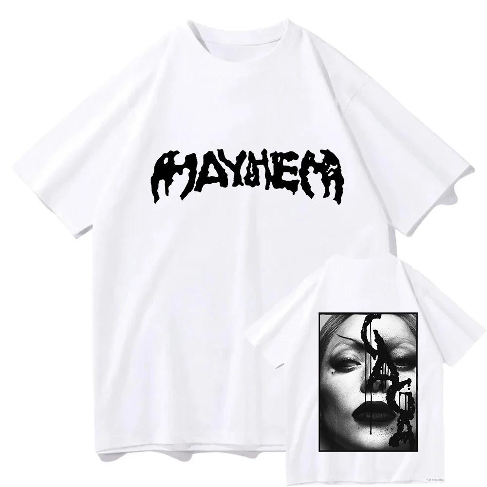 

The MAYHEM Ball Tour 2026 TShirt Lady Gaga Singer Graphic Tshirts Fashion Short Sleeve Summer T Shirt Cotton Women Tees Y2K 4XL