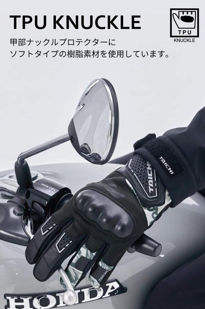 RS Taichi Moto Urban Winter RST663 Black for Autumn and Winter Motorcycle and with Touchscreen Compatible and Protector (RS TAICHI) Gloves, WL,