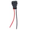 2PCS Compatible 12V Male Socket Connector Extension Wiring Copper Wiring Socket Wires Wiring Harness Off-Road Lighting