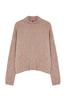 Women's Elegance Style Sweater Powder Soft Textured Cotton Knitwear Sweater