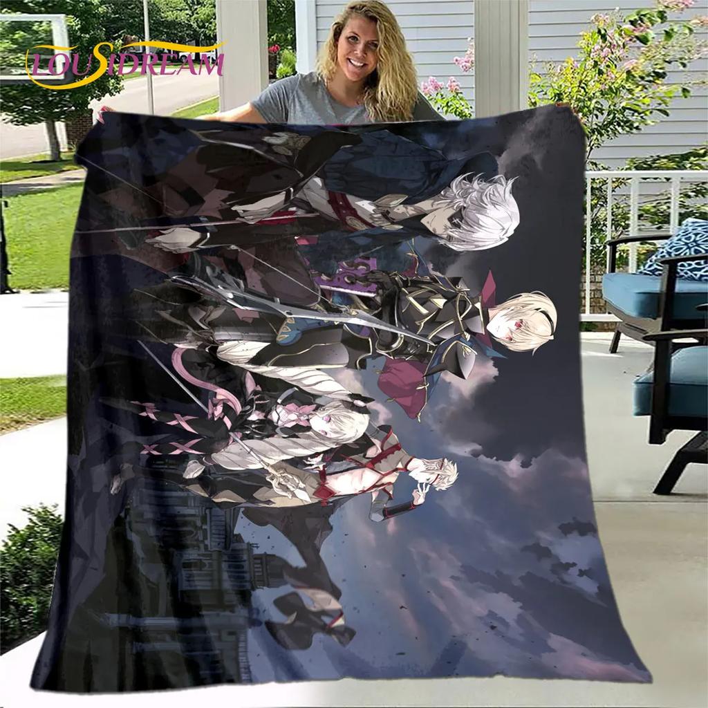 Game Fire Emblem Series Gamer Soft Plush Blanket,Flannel Blanket Throw Blanket for Living Room Bedroom Bed Sofa Picnic Cover Kid