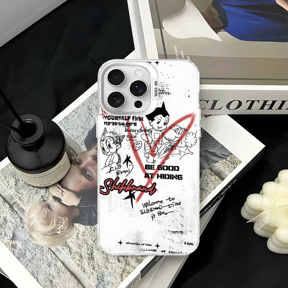 

AAA A-Astro Boys Movie Phone Case For iPhone 17 16 15 14 11 12 13 Pro Max Plus Pro Colored Silver Cover iPhone 16