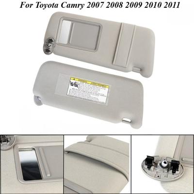 Suitable for Toyota Camry 2007 2008 2009 2010 2011 74320-06780-B02 Car Sun Visor Left and Right Gray with Makeup Mirror