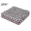 Thickened Soft Pad for Hard Chairs Modern Stylish Chair Cushion, Ultra Square Geometric or Seat Pads with Anti-slip Bottom Plant Prints, 15.75"x15.75"