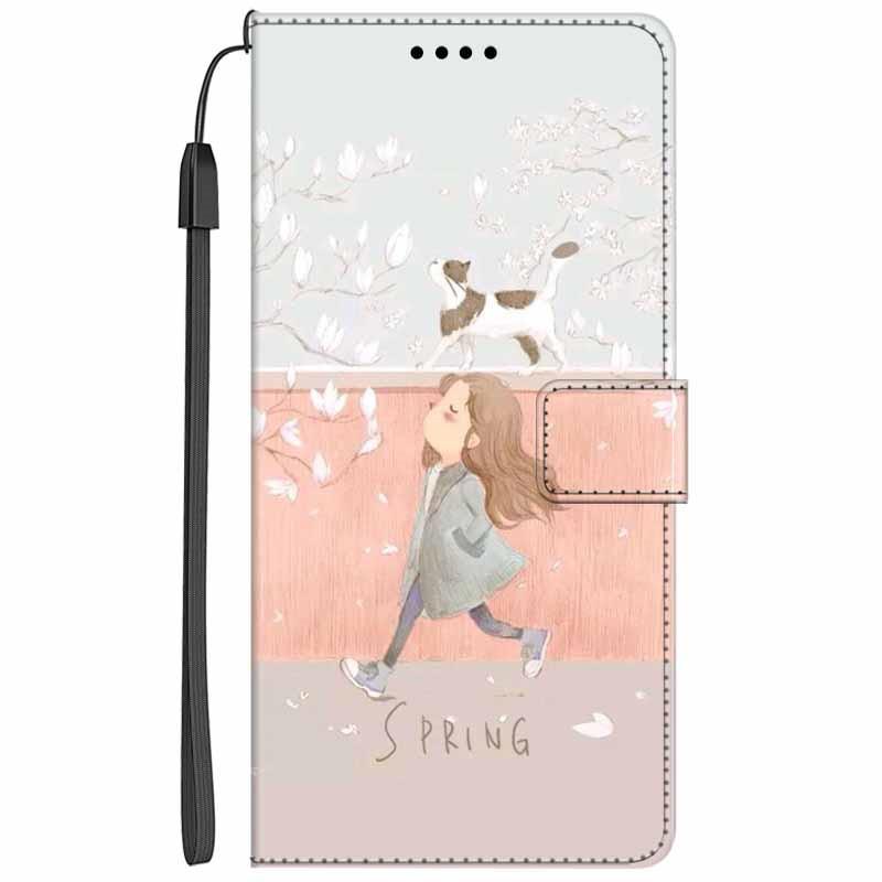 

Leather Book Cover For iPhone 16/16 Plus/16 Pro/16 Pro Max Case Wallet Flip Cute animal Paint Wallet Stand Cover Stand Phone Bag iPhone 16 plus&Case & Strap