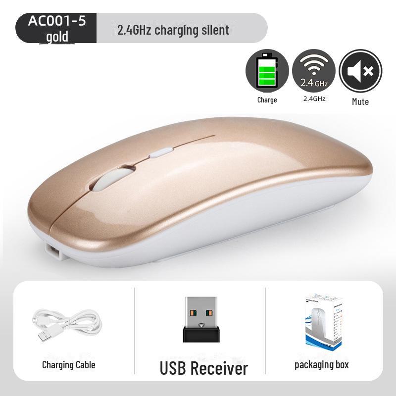Ultra-Thin Portable Luminous Bluetooth Wireless Mouse