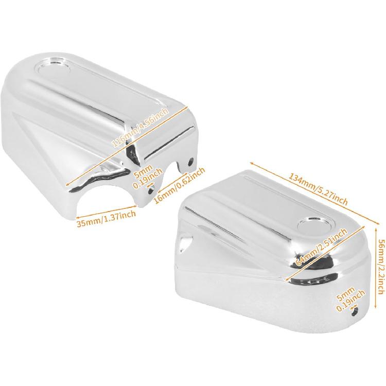 Motorcycle Rear Axle Nut Covers Cap Fit for Harley Softail Slim FLS Deluxe FLSTN FXSTB 2008-2017 Chrome