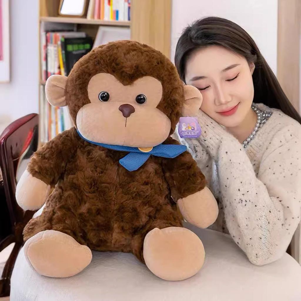 Building Blocks Gorilla Monkey Plush Doll Dolls Give Girls Birthday Gifts Dolls Grab Machine Dolls