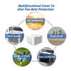Mesh Ac Unit Cover U-Shaped Window Air Conditioner Cover  All Season