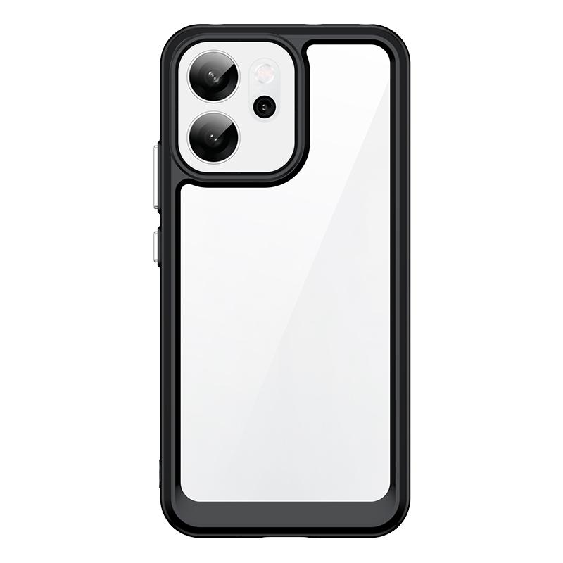 For oppo Reno14 F 5G Case oppo Reno14 F 5G Cover Funda Clear PC + Silicone Shockproof Protective Phone Cover oppo Reno14 F 5G