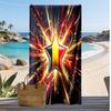 Belgien Fußball Druck Strandtuch Schnelltrocknend Super Saugfähig Weich Badetuch zum Schwimmen Strand Reisen Fan Souvenir Geschenk