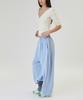 Peulojegteuweibeu Shirring Color Banding Pants [Sora]