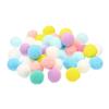 Pompons para Artesanato Bolas de Pom Pom Macias em Tons Pastel para Materiais de Arte DIY Material de Artesanato Criativo Decorações Artesanais, Coloridos
