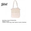 Breathable Shopping Bag Canvas Bag Mesh Splicing Design with Reinforced Picnic Carry Straps Grocery Tote for Fruits Vegetables Bread Snacks Strap