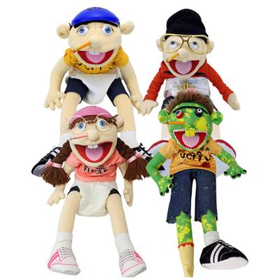 Jeffy Hand Puppet Toy with Removable Tops Shoes Adventure Game Figure Doll Plushies Parent-child