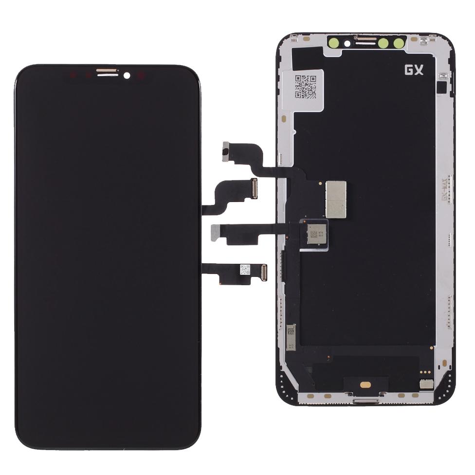 

Екран OLED класу C та збірка дигітайзера Запасна частина (GX-OLED Якість виготовлення/Жорсткий екран) (без логотипу) для iPhone XS Max 6,5 дюйма A