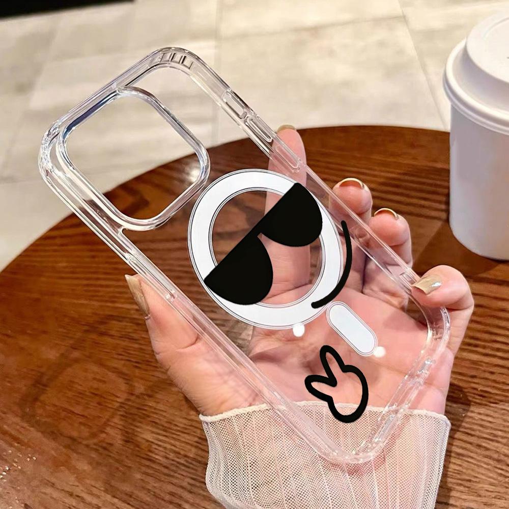 Magnetic Phone Case for iPhone 12 14 16 17 Pro 17 16 15 14 13 12 Pro Max  12 13 14 15  16 High Quality Shockproof Shell Full Protection Cute Style