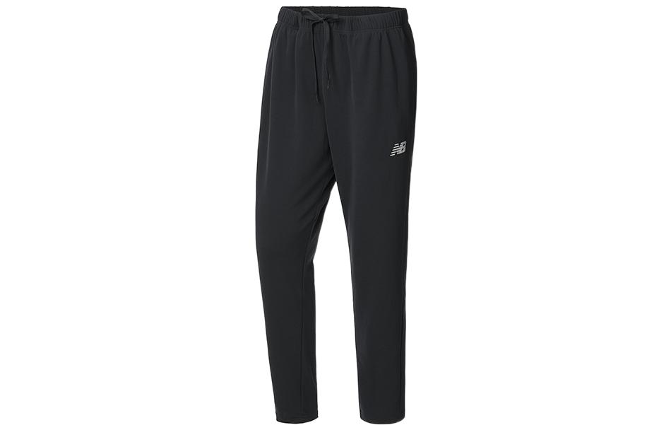 New Balance Joggers & Sweatpants Knitted Sweatpants Men s Black Moderate Straight Fit Pants MP21033-BK M