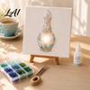 Thoughtful Holiday Gift Sets DIY Mosaic Art Kit Fantasy Circular Door Tile Craft Indoor Crafting Projects Sea Glass Kit for Adults Beginners