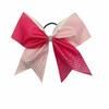 Glitzer-Strassstein-Schleifen-Haargummis für Kinder - Zweifarbige Cheerleading-Accessoires
