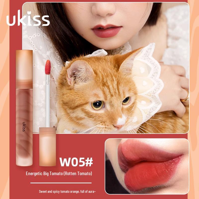 Ukiss Water Lip Dew W12: Moisturizing Lipstick & Lip Gloss for a Natural, Student-Friendly Look