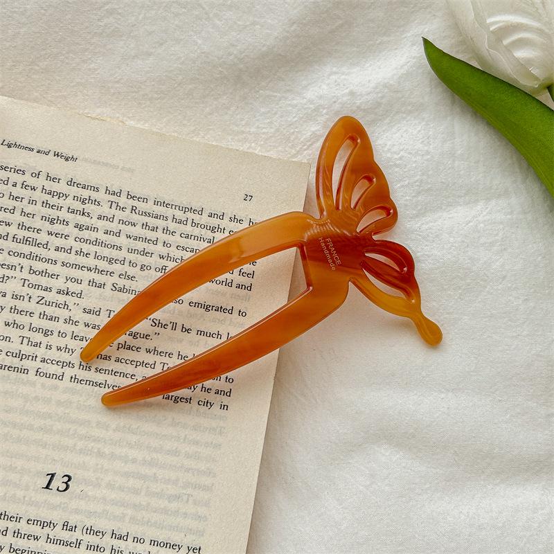 

Элегантная ретро-заколка для волос в форме крыла бабочки: Современный головной убор в стиле ханьфу