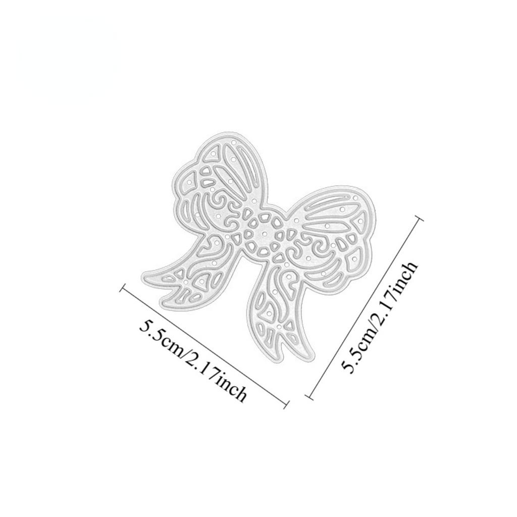 1PC Lace Bowknot Metal Cutting Dies Stencils For Card Making Decorative Embossing Suit Paper Cards Stamp DIY
