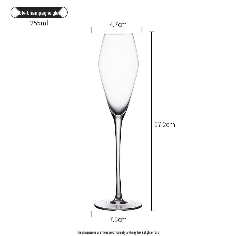 Handmade European Crystal Champagne Flute