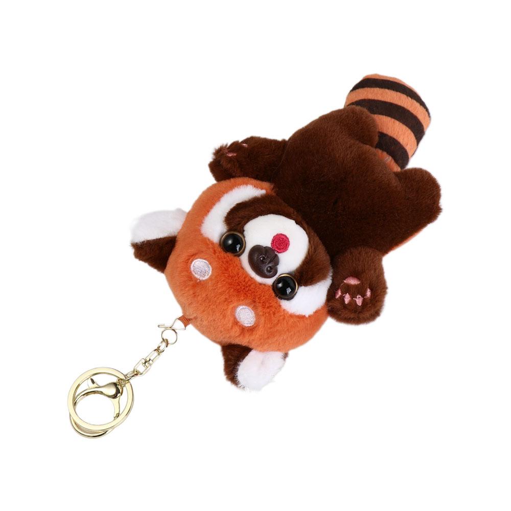Cartoon Kawaii Animal Plush Pendant Plush Stuffed Red Panda Plushies Pendant Unisex