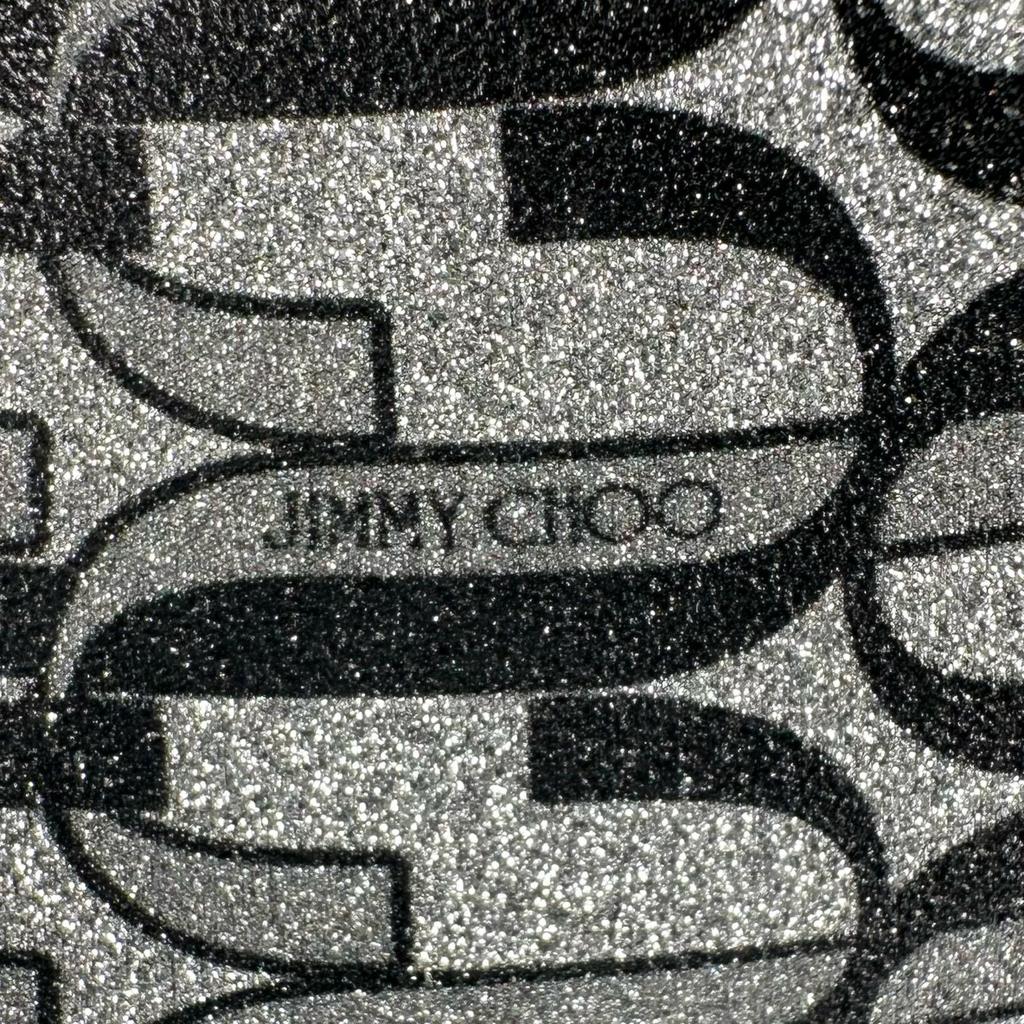 Ausgezeichnete JIMMY CHOO Stiefeletten MARINDA 65 Monogramm Silber Damen 37.5 Gebraucht