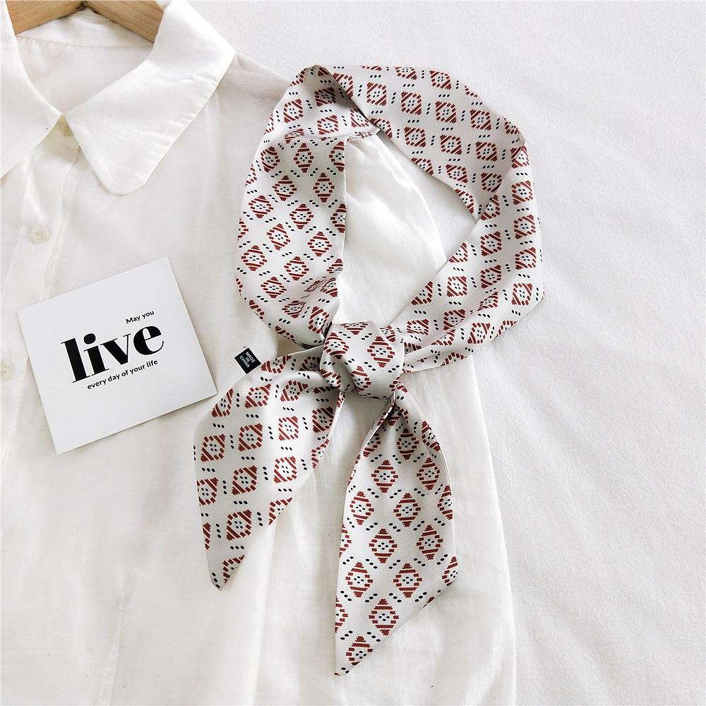 New Scarves Silk Scarves Women'S Spring And Autumn Season Long Decorative Professional Scarves Summer Thin Styles Paired With Shirts Stylish